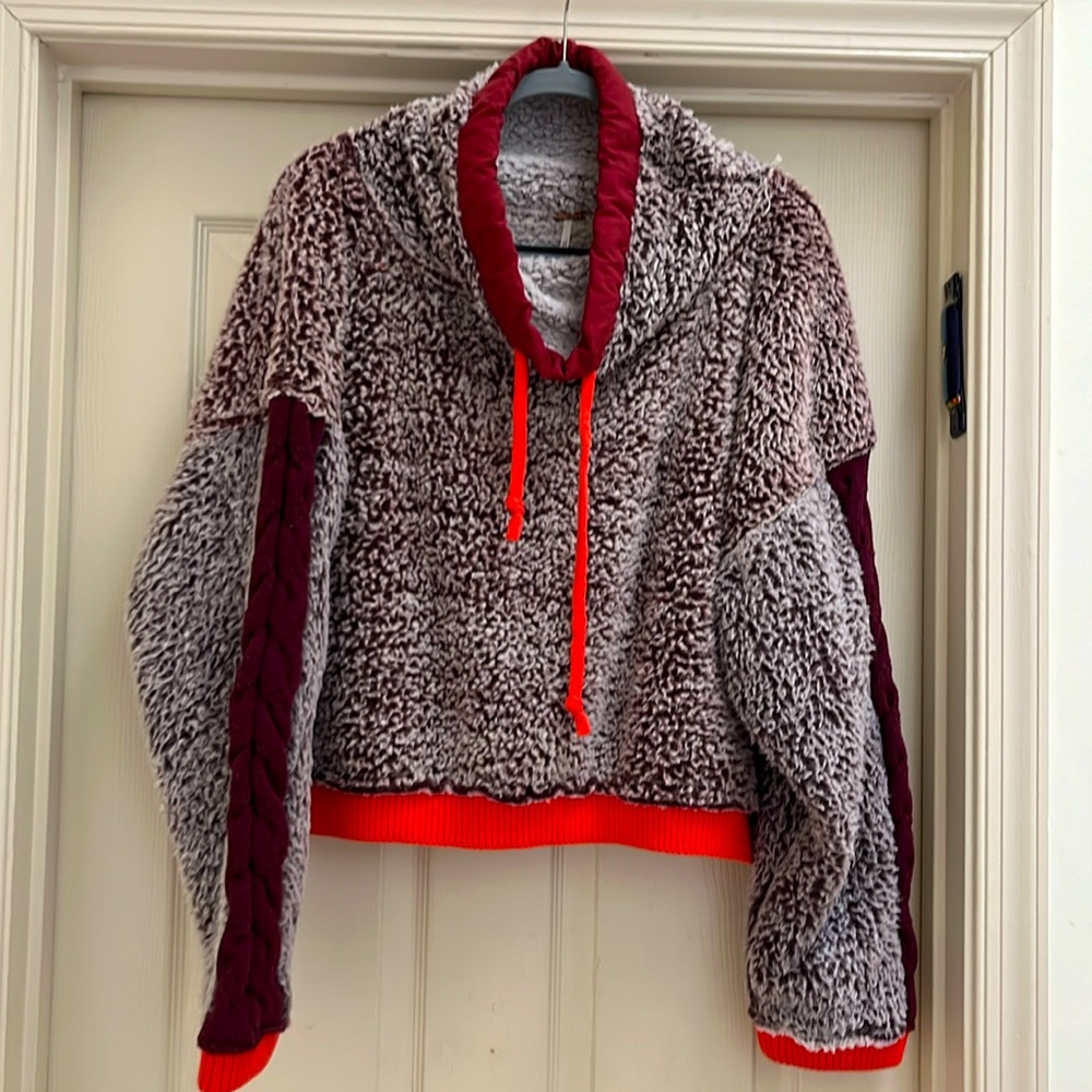 Free People Cropped Sweatshirt